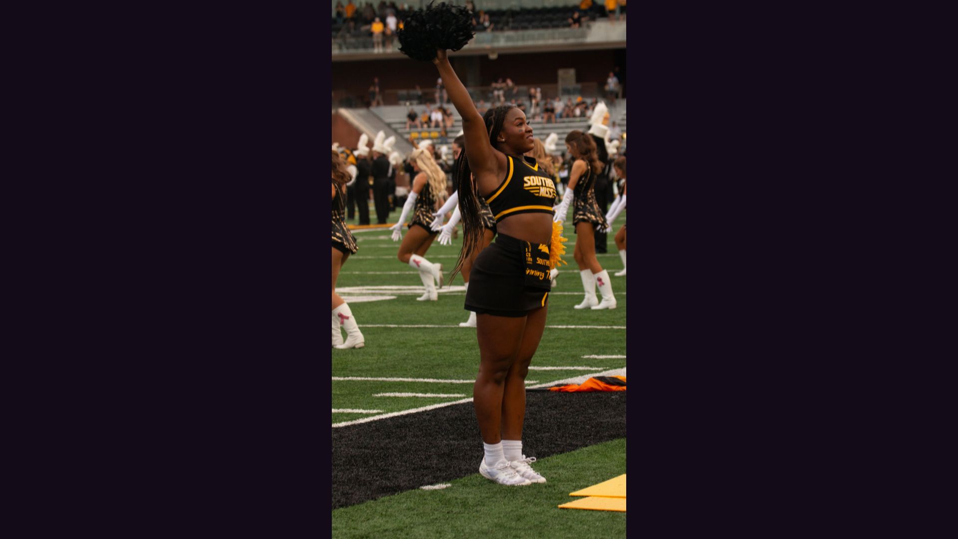 Football cheerleader