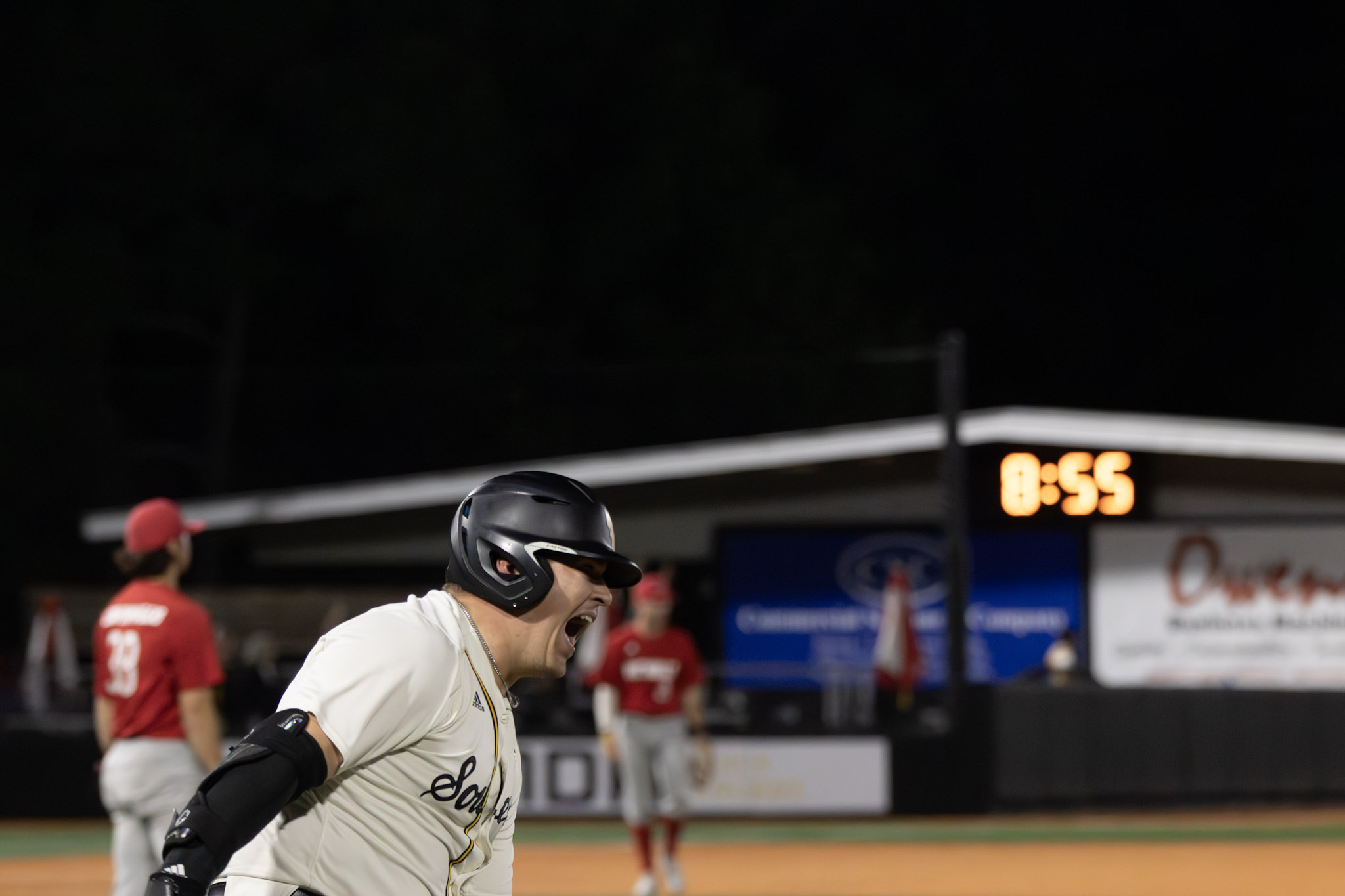 Pitcher at night